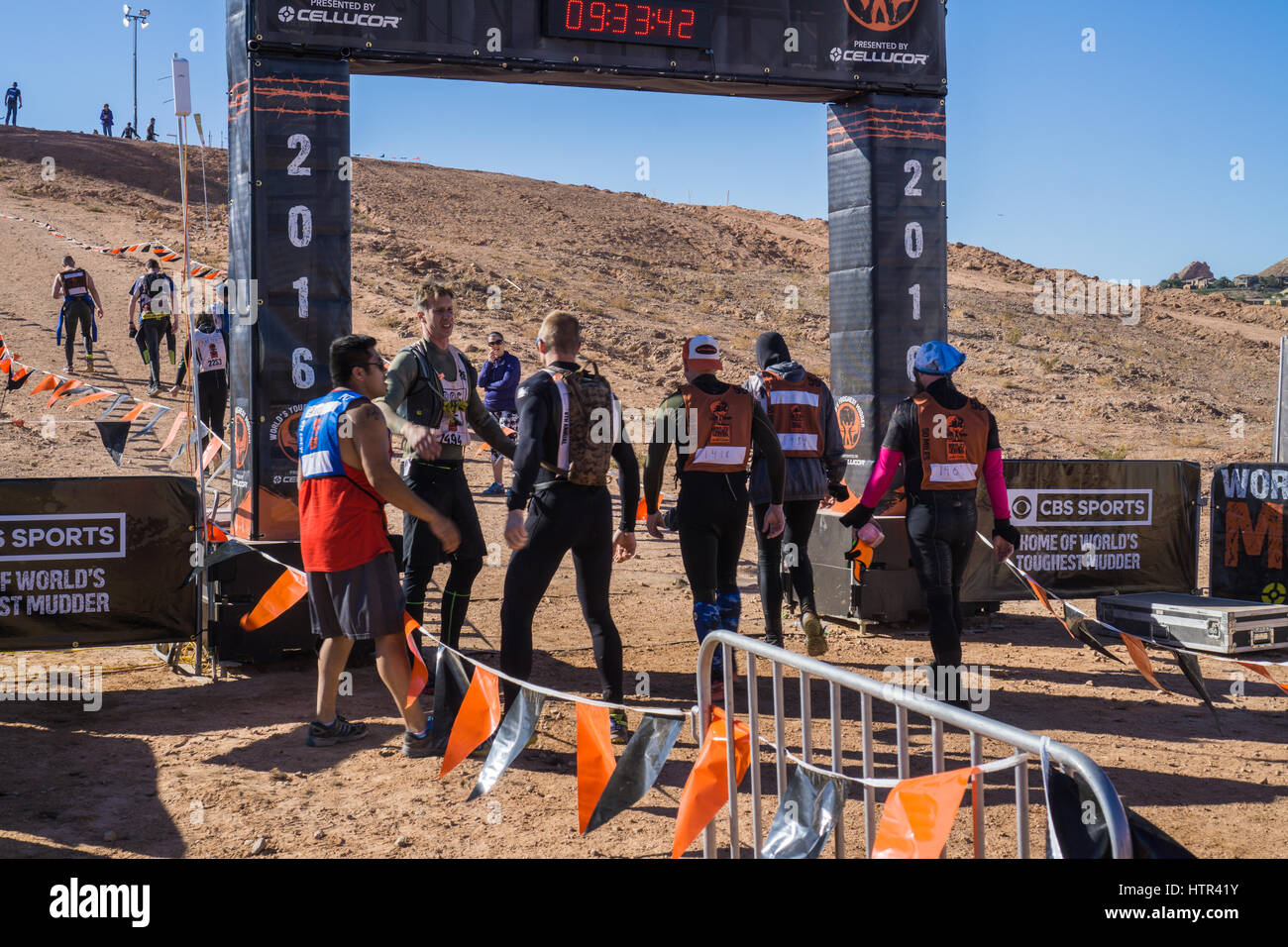 Weltweit härtesten Mudder 2016 Stockfoto