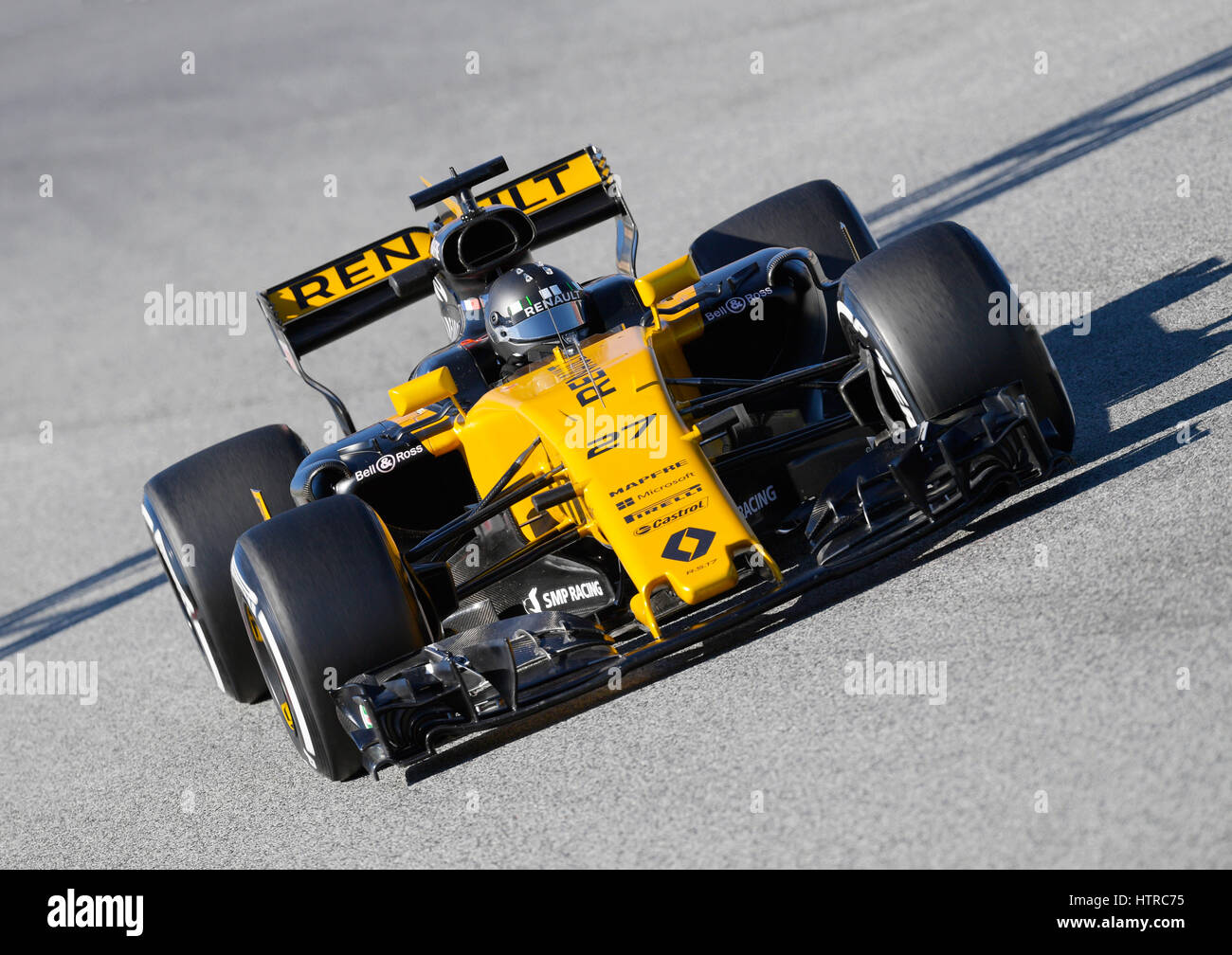 Circuit de Catalunya, Barcelona in der Nähe von Barcelona, Spanien, 27.2. - 2.3.2017, Formel eine Testtagen---Nico HŸlkenberg (Hülkenberg), Renault R.S.17 Stockfoto