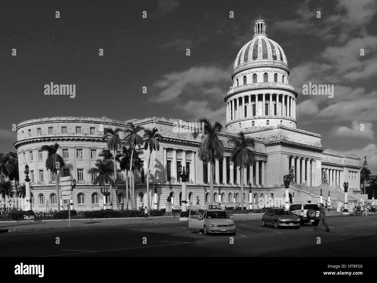 National-Kapitol-Gebäude Fassade, Havanna, Kuba Stockfoto