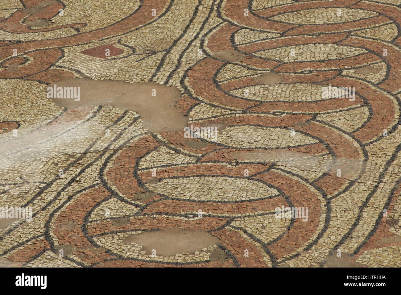 Nationalpark butrint ist eine der wichtigsten archäologischen Stätten in Albanien. Es schützt Bereich der historischen Landschaft, der Archäologie und der Umwelt. Stockfoto