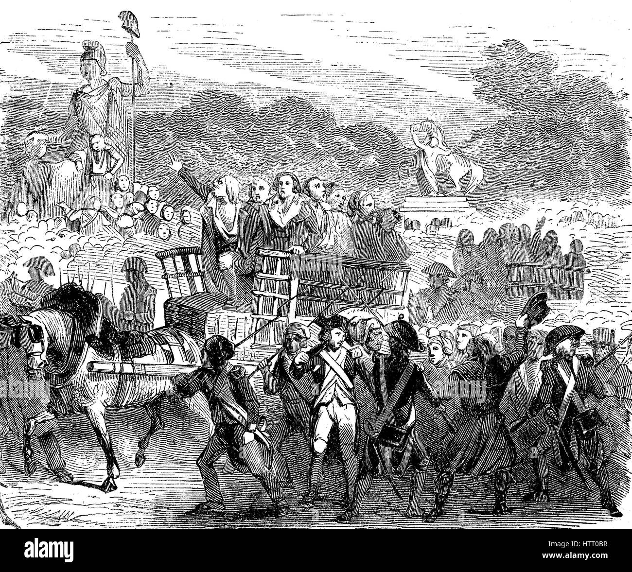 Hinrichtung der Girondisten, die Girondins Girondisten waren Mitglieder