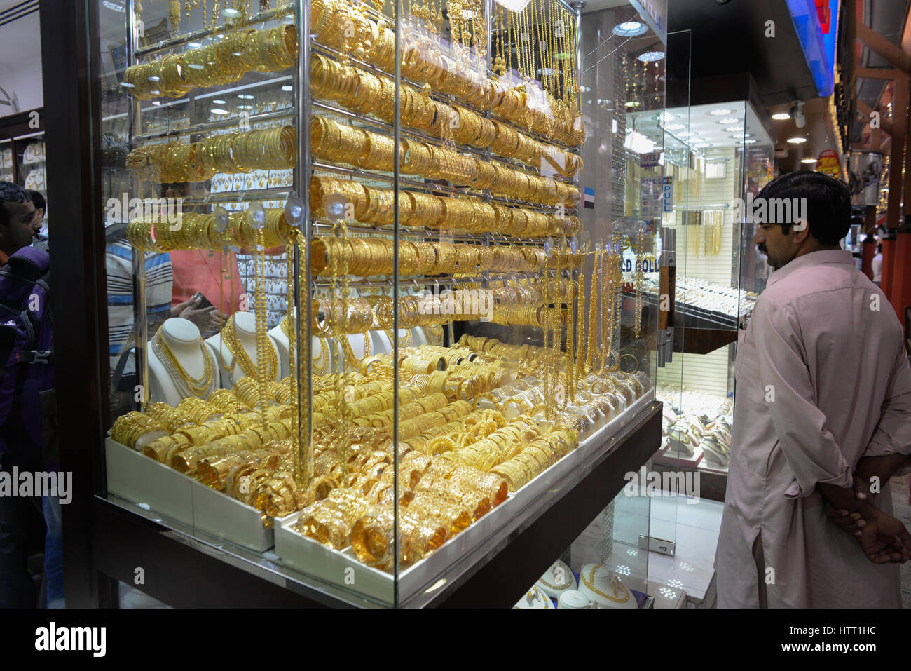 Goldmarkt, Dubai, Vereinigte Arabische Emirate Stockfoto