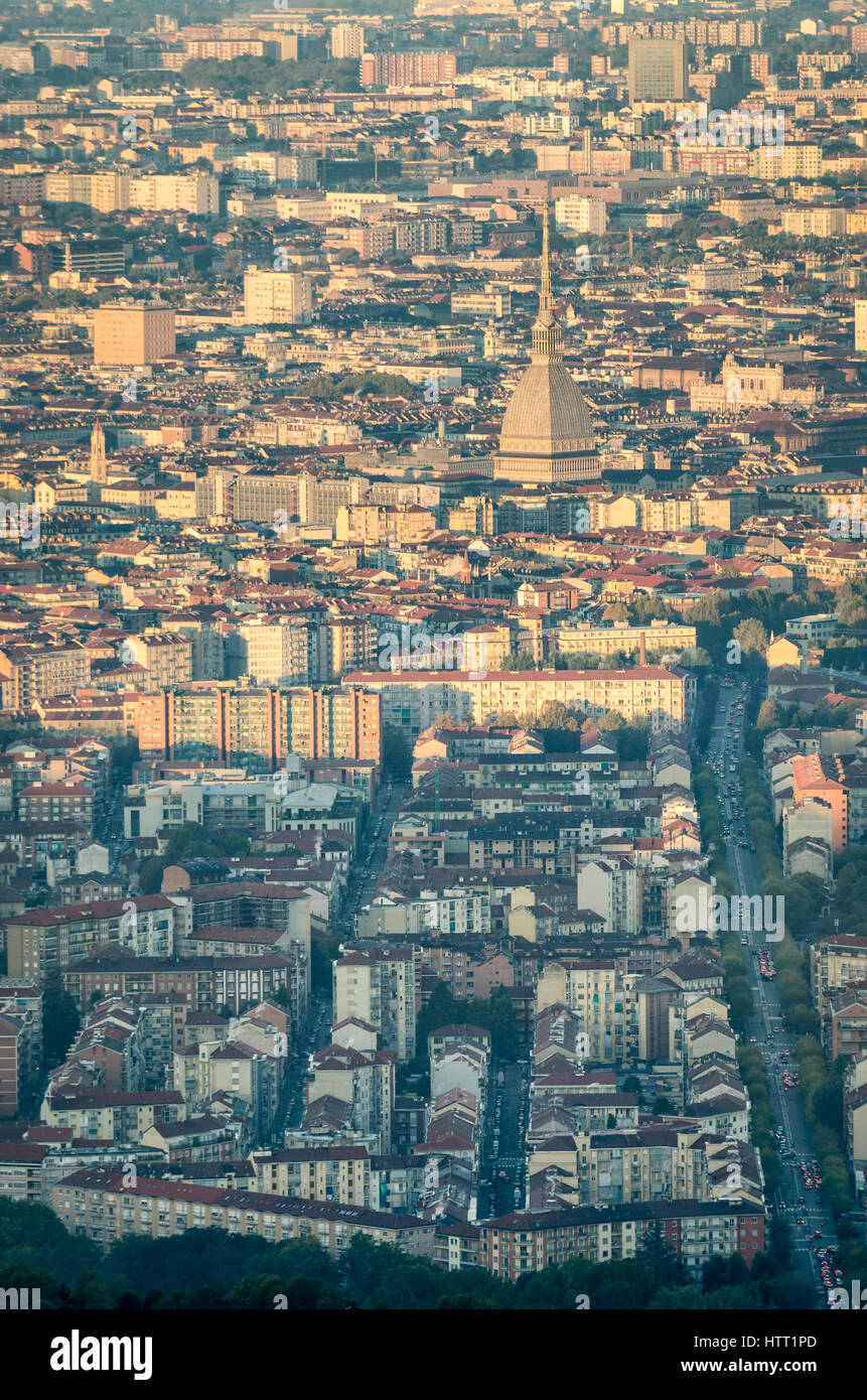 Torino Mole Antonelliana Stockfoto