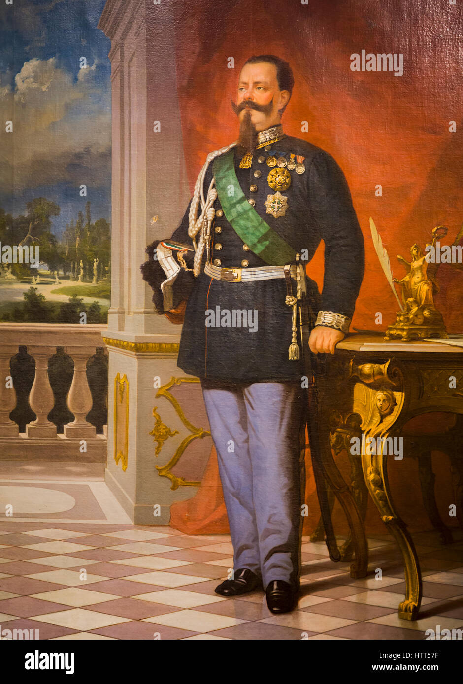 Rom, Italien. Victor Emmanuel II., 1820-1878, König von Sardinien, König von Italien. Stockfoto