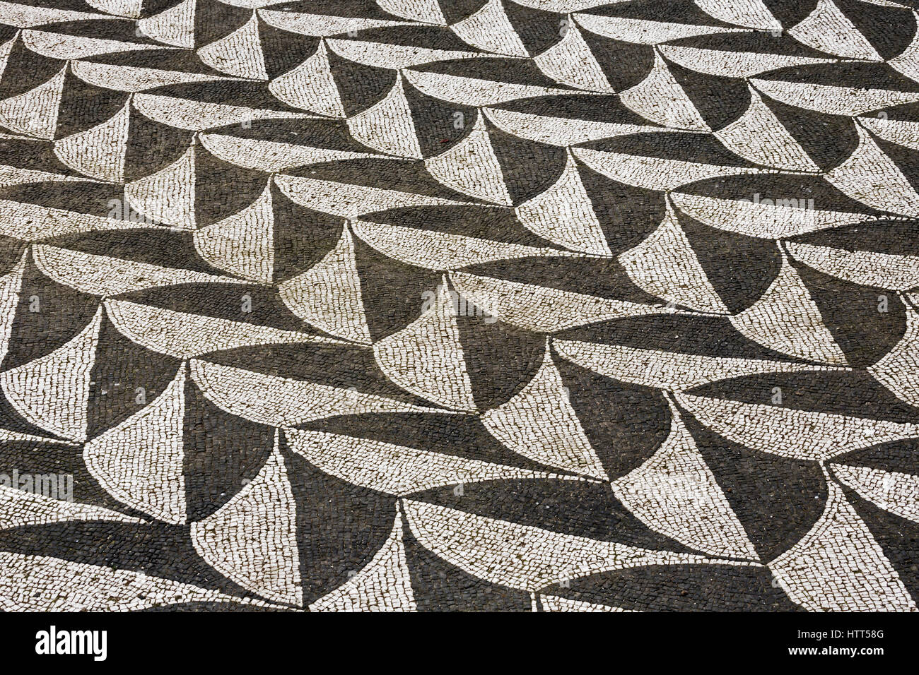 Rom, Italien.  Mosaischen Etage in der Terme di Caracalla oder Bäder von Caracalla stammt aus dem 3. Jahrhundert n. Chr..  Die Bäder sind Teil des historischen Zentrums Stockfoto