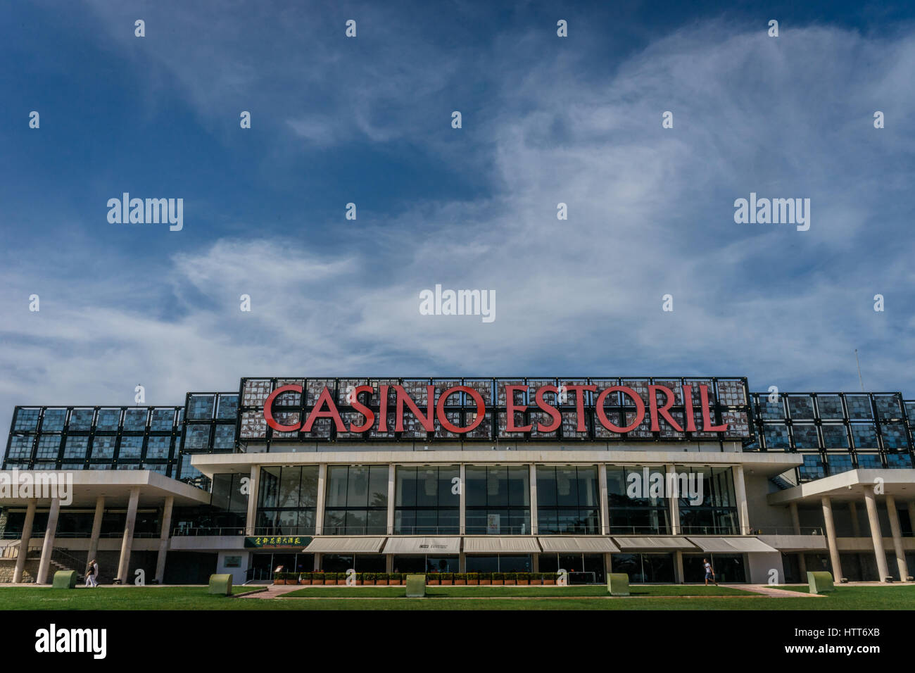 Estoril, ein Küsten-Badeort in der Nähe von Lissabon, Portugal Stockfoto