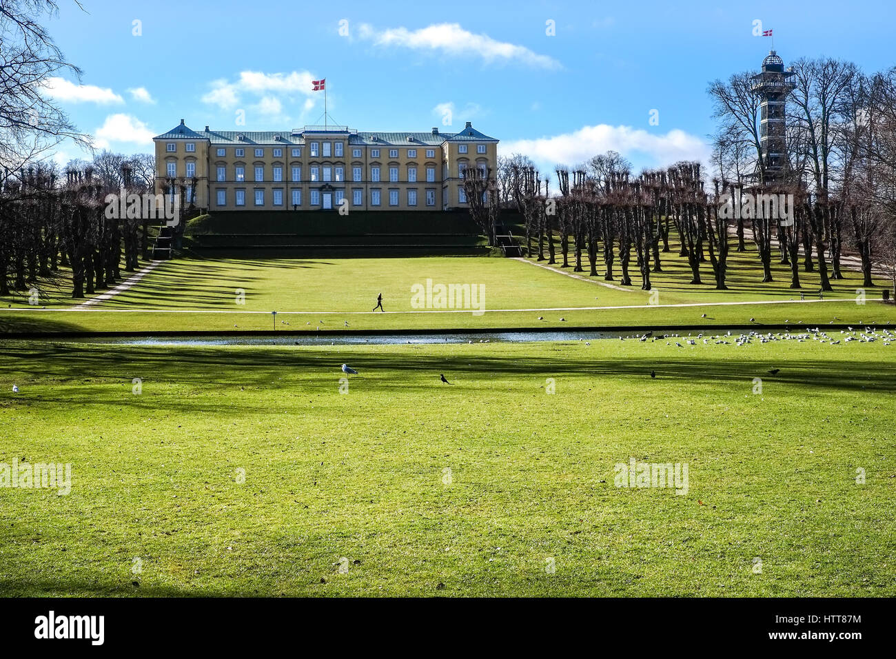 Frdeeriksberg Gärten, Copenhegen, Dänemark Stockfoto