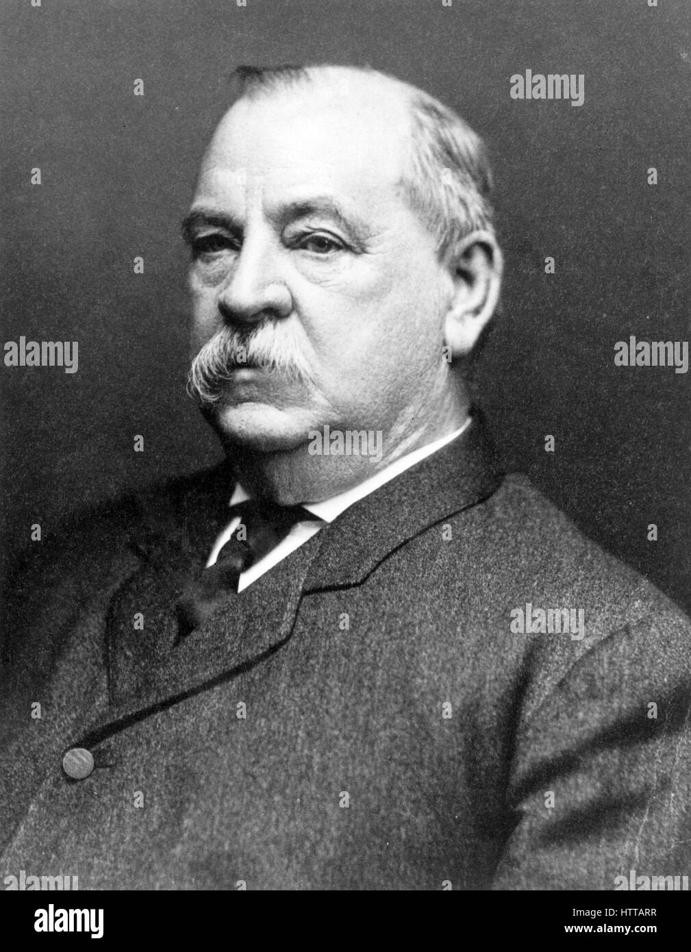 GROVER CLEVELAND (1837-1908) zweimal Präsident der Vereinigten Staaten Stockfoto