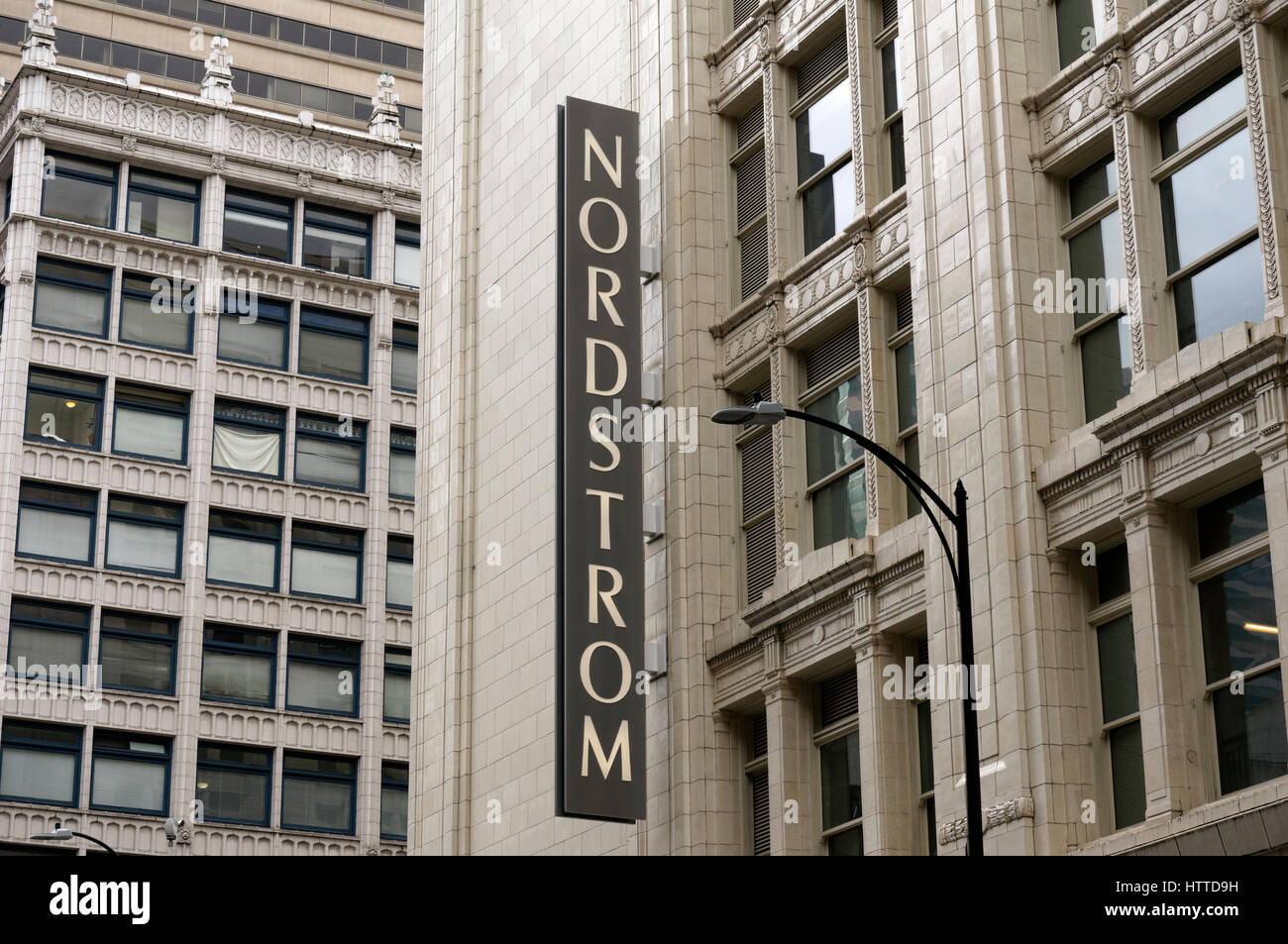 Nordstrom Warenhaus in der Innenstadt von Seattle Seattle, Washington, USA Stockfoto