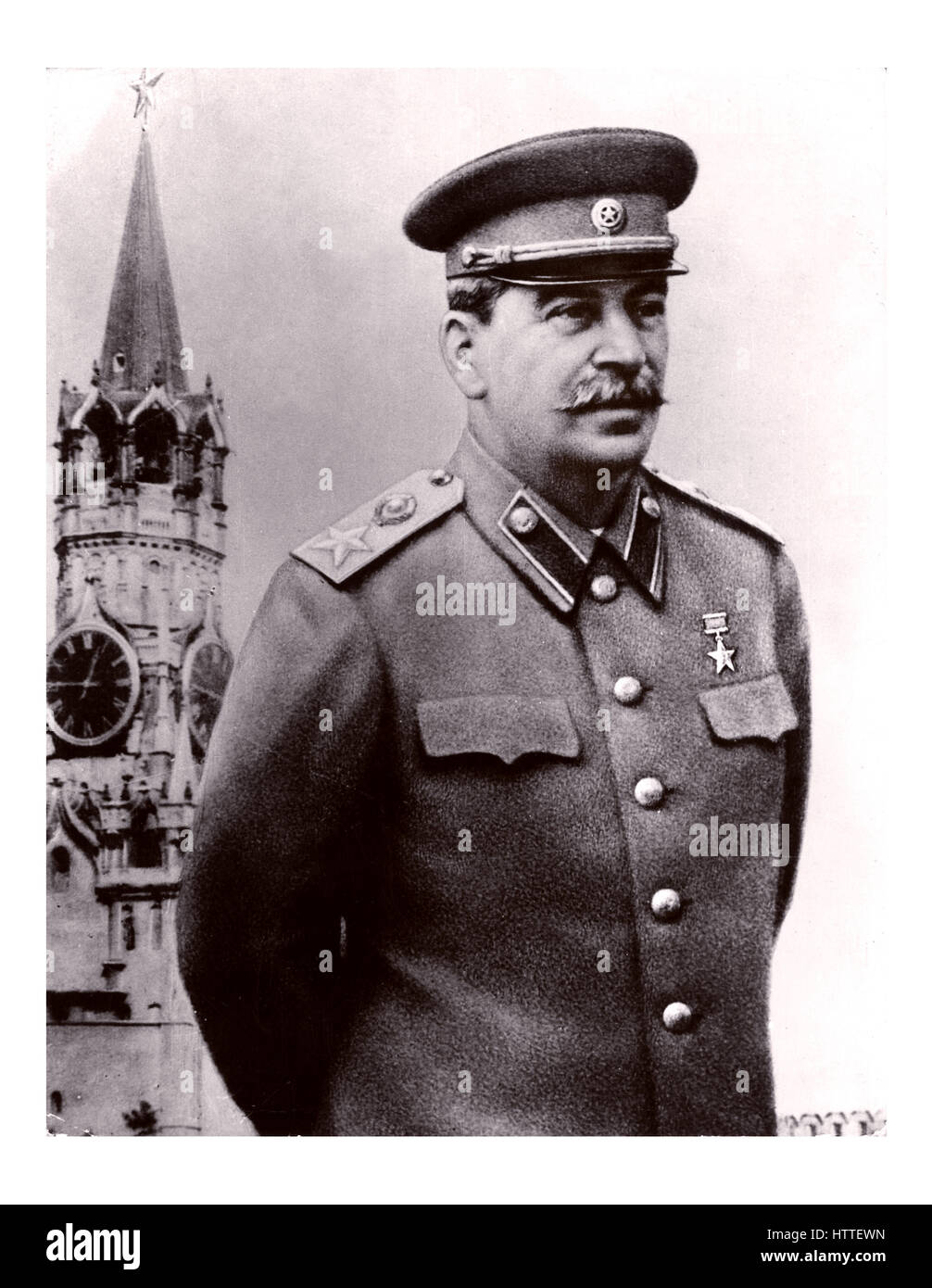 JOSEF STALIN russischen Diktator Porträt Moskau USSR Stockfoto