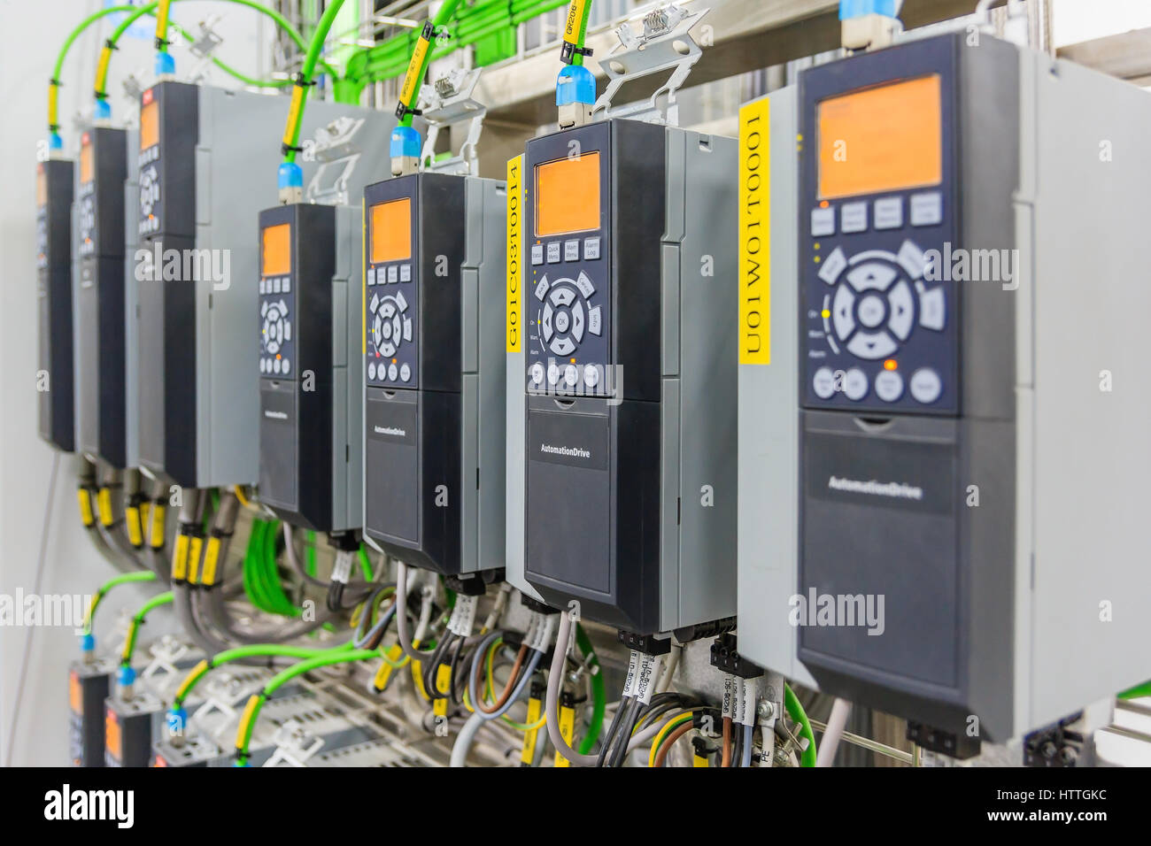 Electrical Drive Controlleranwendung in Industrie-Anlage Stockfoto