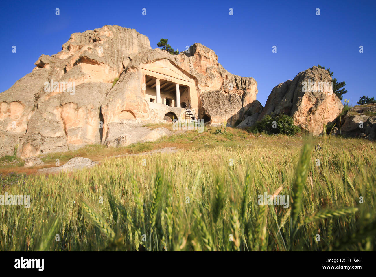 alten Phrygien Tempel in Eskisehir in der Türkei Stockfoto