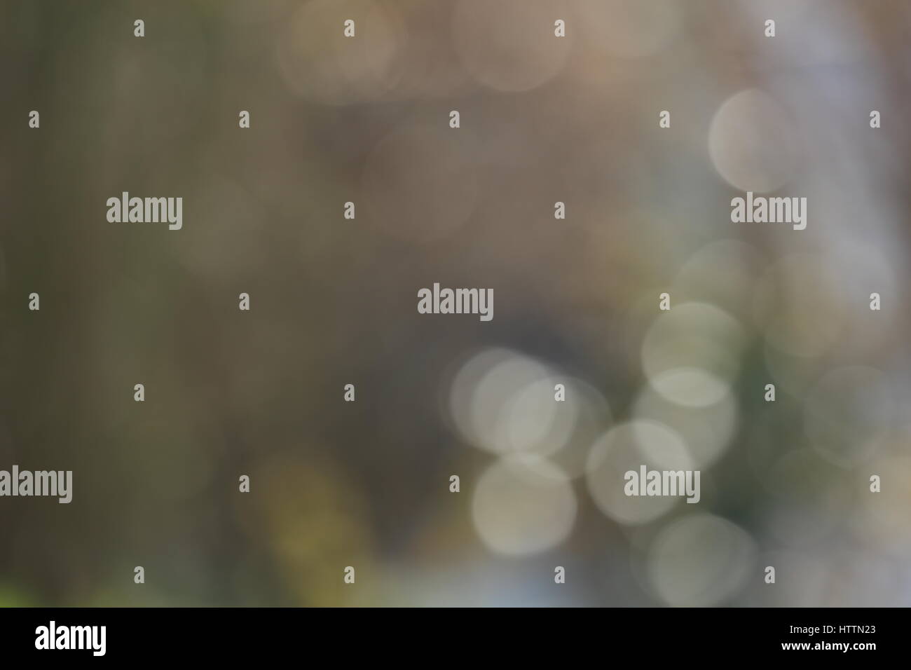 Hintergrund Bokeh Lichtreflexe Weiß Grün gelb Stockfoto