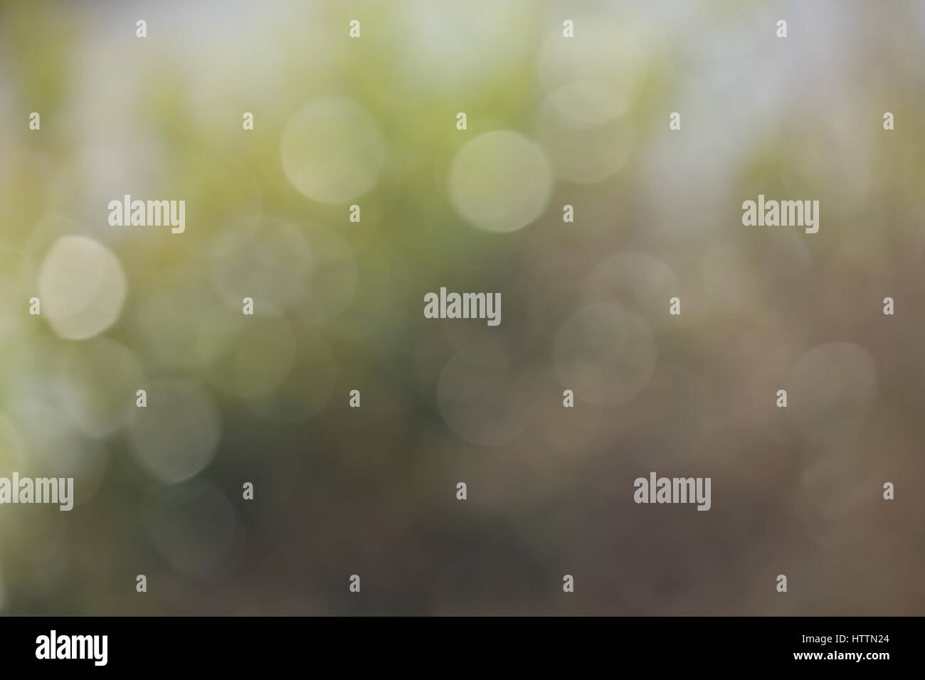 Hintergrund Bokeh Lichtreflexe Weiß Grün gelb Stockfoto