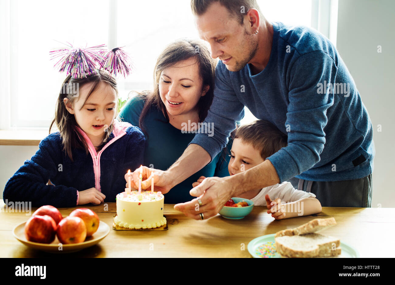 Familie Menschen Gefühle Ausdruck Hintergrund Stockfoto