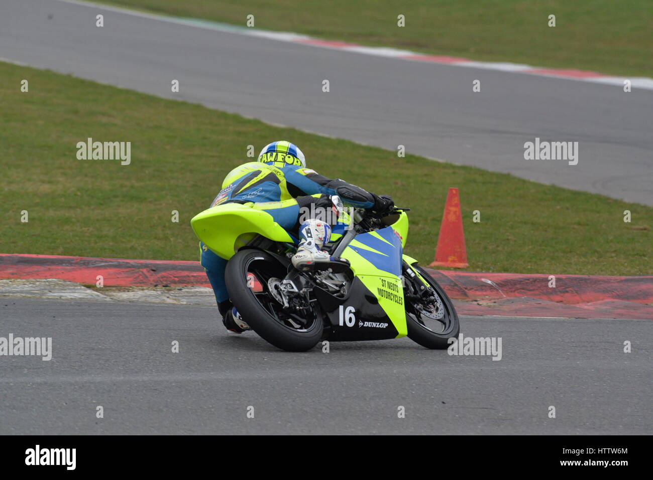 Motorrad Track Day Stockfoto