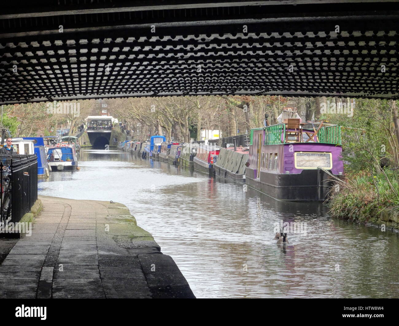 London-Regent es Canal Stockfoto