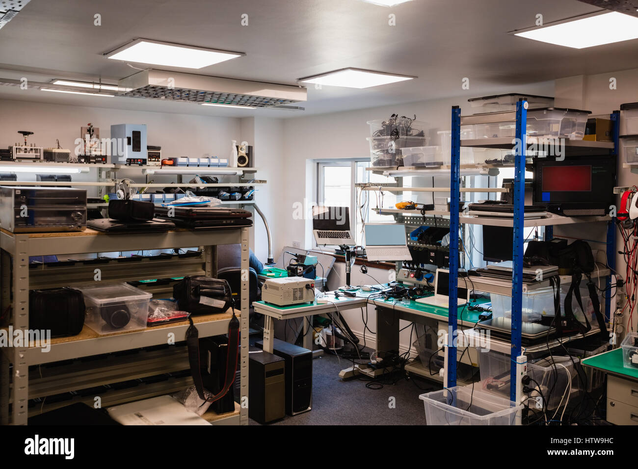 Elektronischer Servicecenter Stockfoto