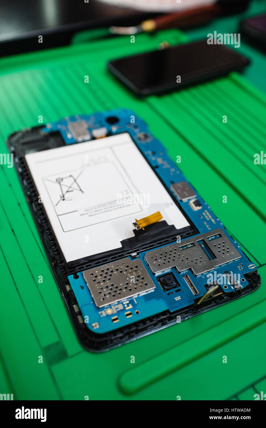 Handy-Reparatur Stockfoto