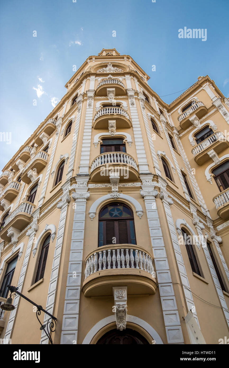 Edificio Gomez Villa - Camara Oscura - Plaza Vieja - Havanna, Kuba Stockfoto