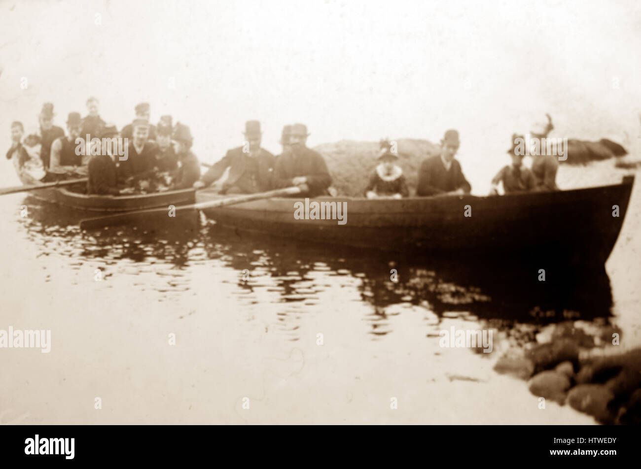 Gobbins, Islandmagee, Irland - 1900 Stockfoto