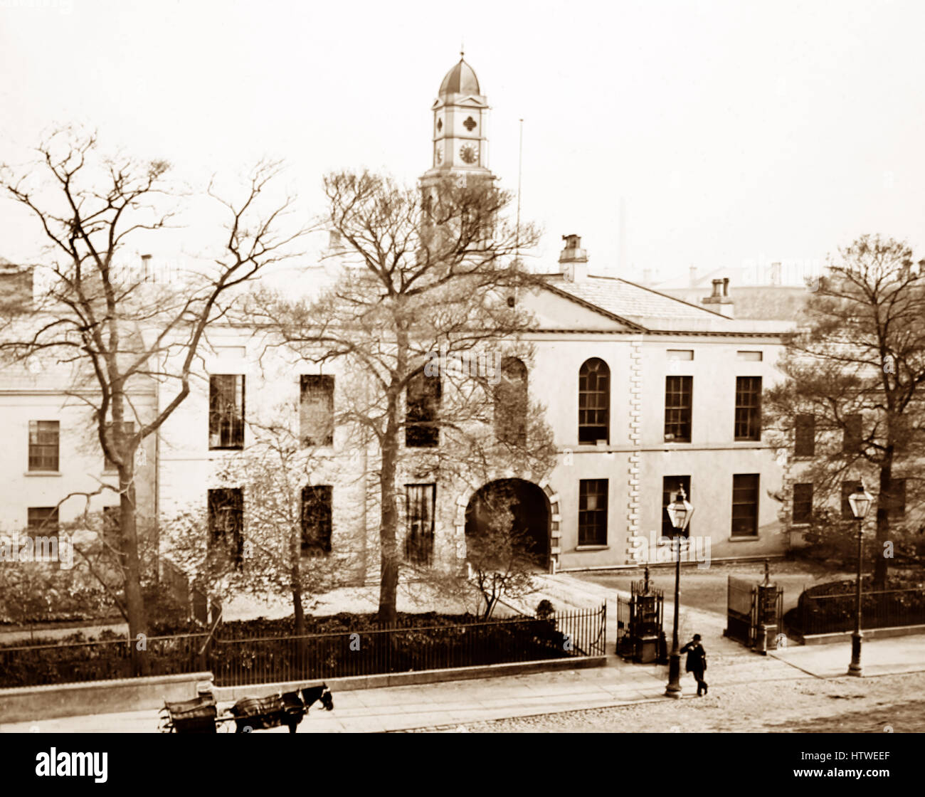 White Linen Hall, Belfast, Irland - viktorianischen Zeit Stockfoto