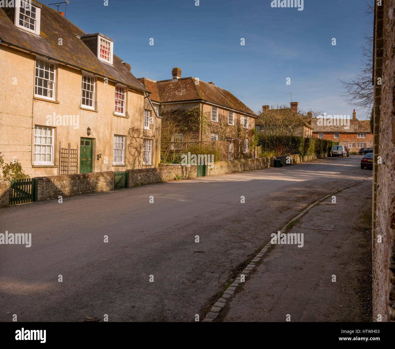 Das Dorf Firle in East Sussex in der Nähe von Lewes. Stockfoto