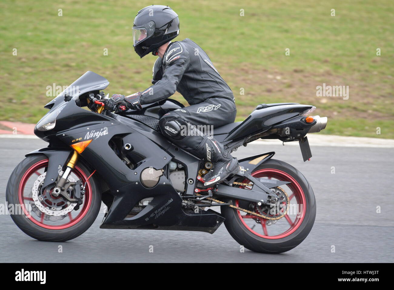 Keine Grenzen Motorrad Track Days Stockfoto