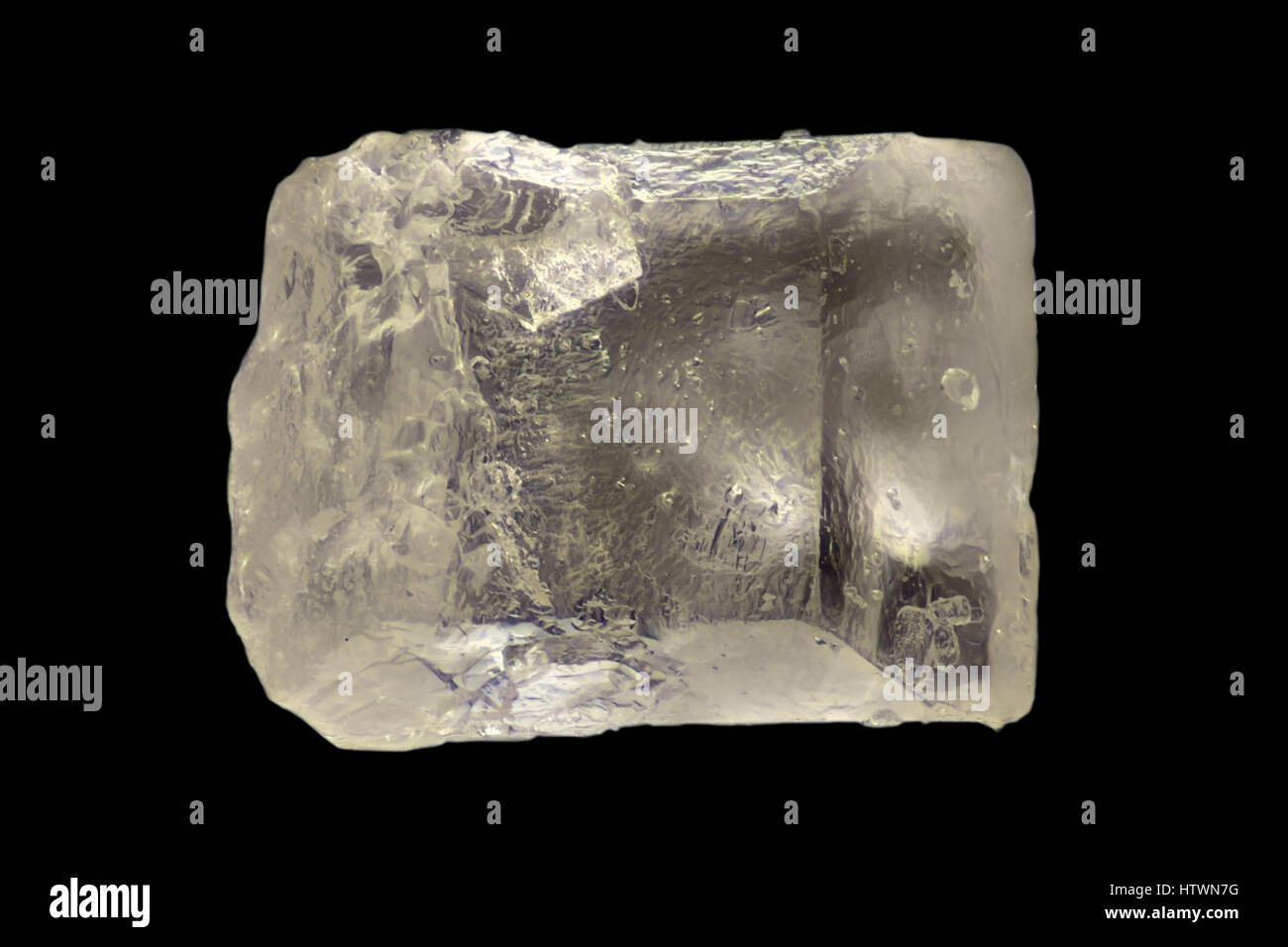 Extreme Vergrößerung - Zucker Kristall bei 20 x Stockfoto