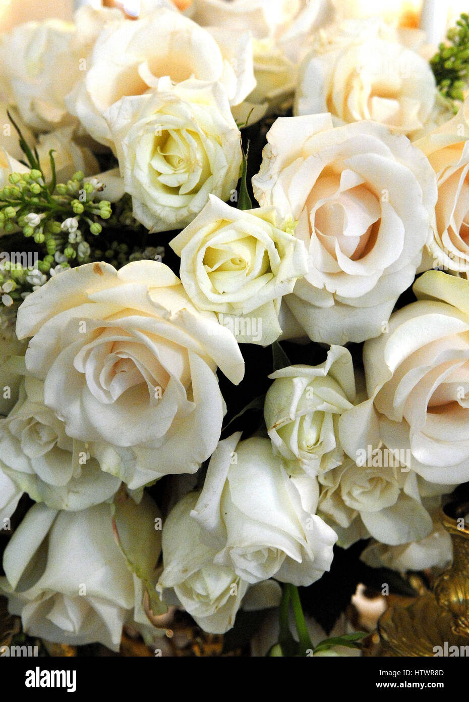 Washington, D.C - 7. Mai 2007--Blumen in State Dining Room für die State Dinner zu Ehren ihrer Majestät Königin Elizabeth II und seine königliche Hoheit der Prinz Philip, Duke of Edinburgh of Great Britain im Weißen Haus in Washington, D.C. am Montag, Ma Stockfoto