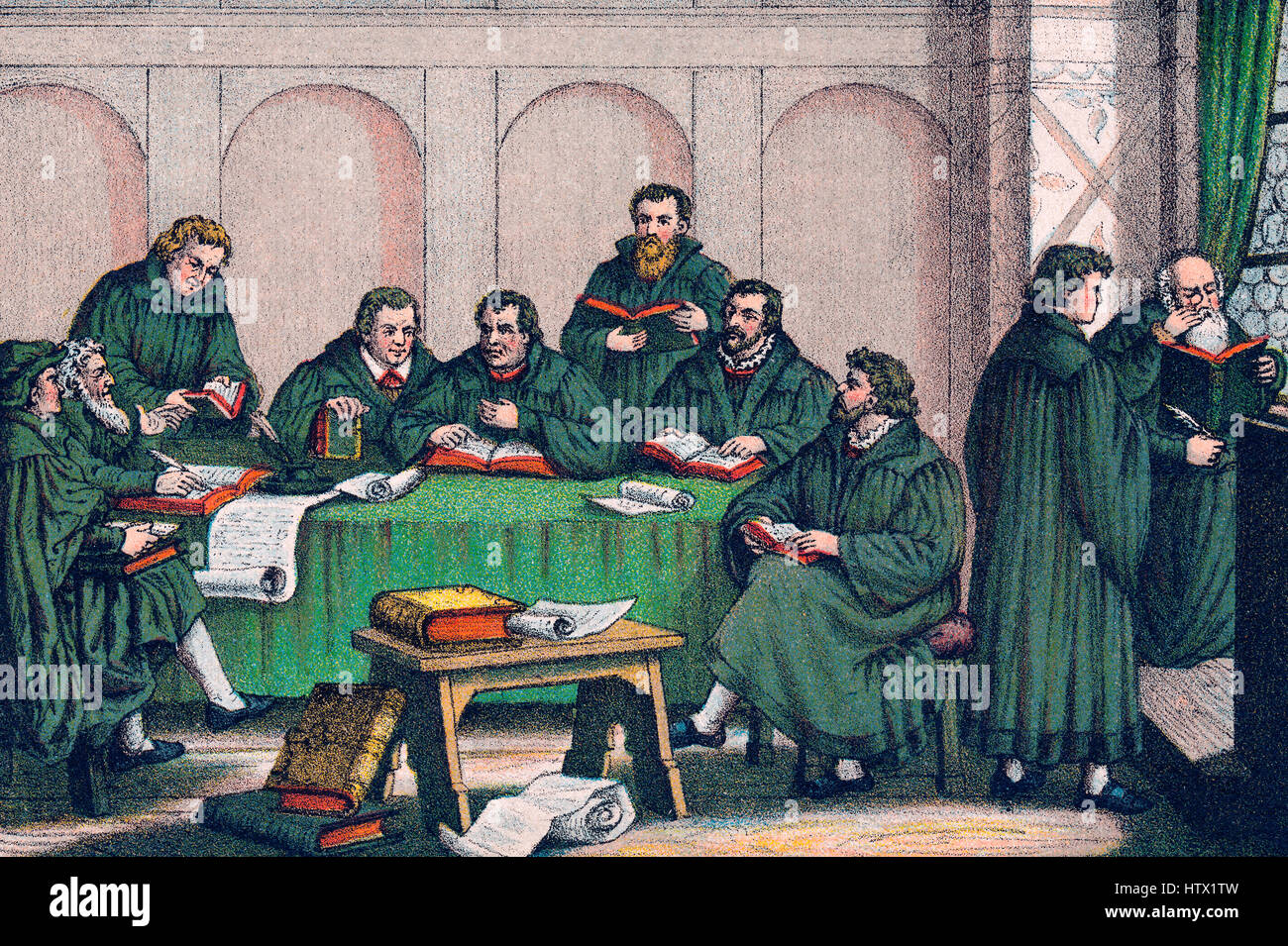 Martin Luthers Übersetzung des alten Testaments Stockfoto