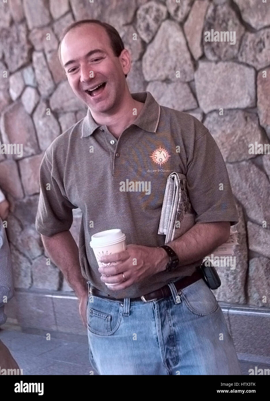 Jeff Bezos Von Amazon Com An Der Medienkonferenz Allen Und Co In Sun Valley Idaho Am 9 Juli 1999 Foto Von Francis Specker Stockfotografie Alamy