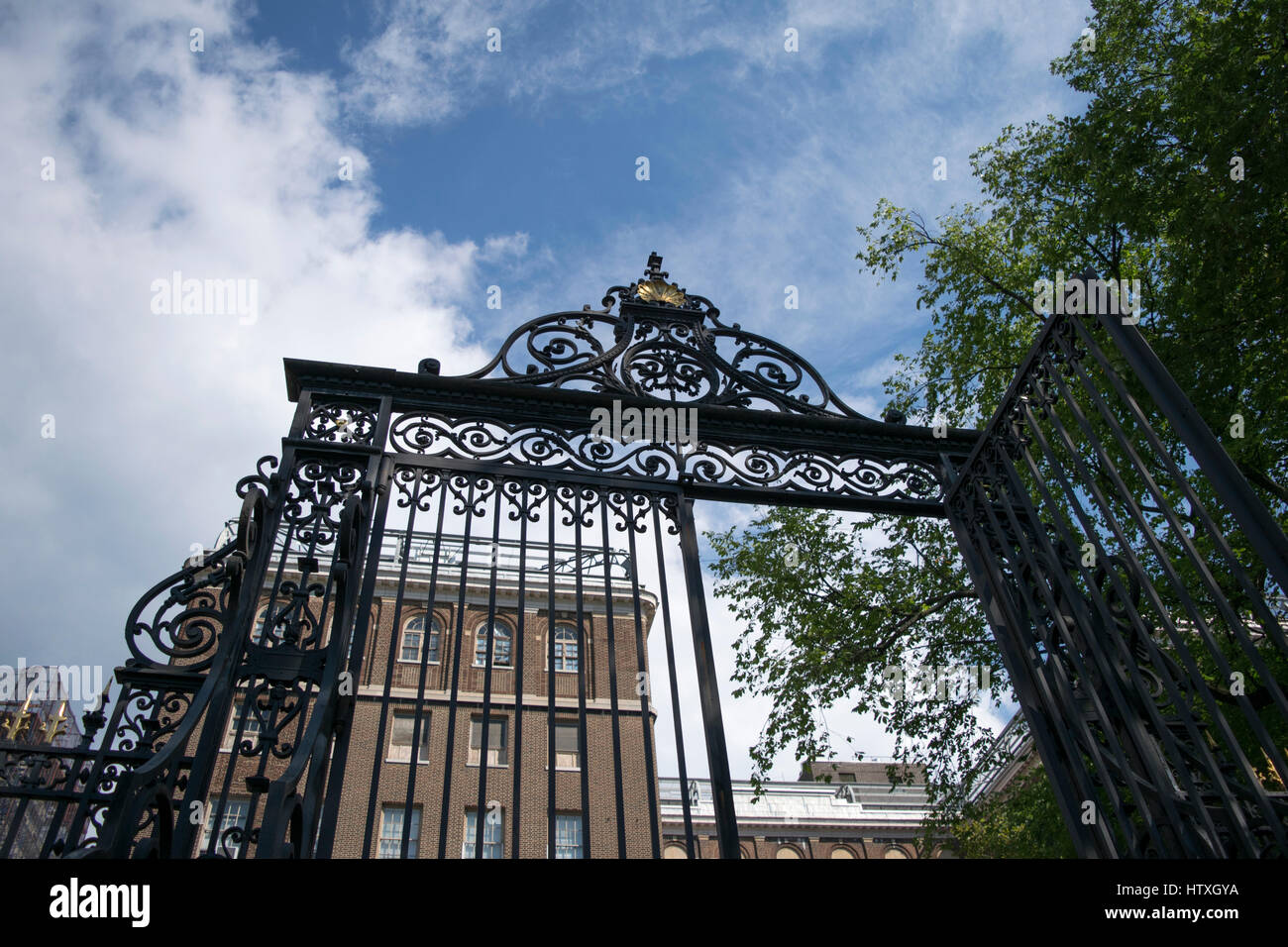 Vanderbilt Gate in New York Stockfoto