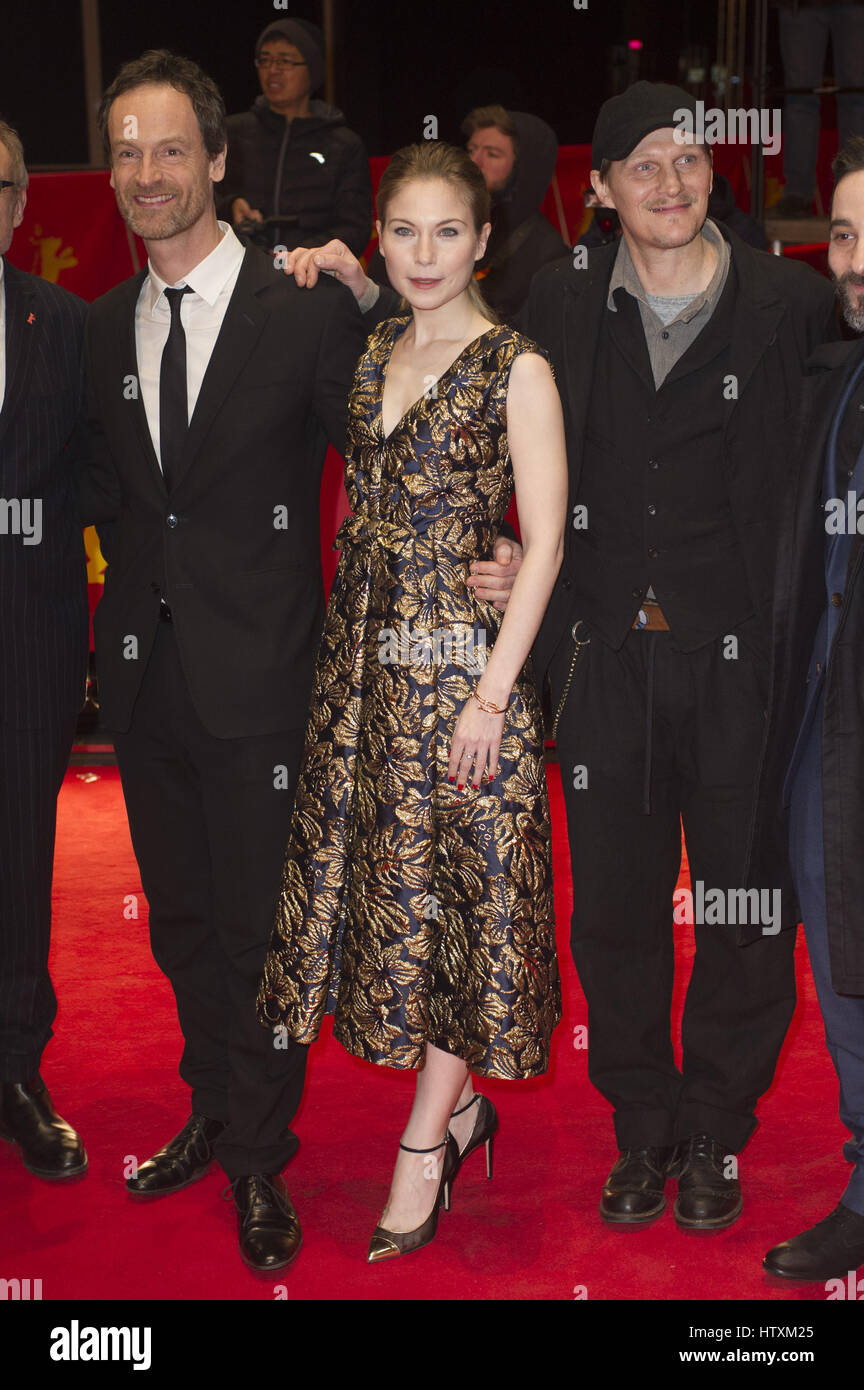67. Internationalen Filmfestspiele Berlin (Berlinale) - "wilde Maus" - Premiere mit: Jörg Hartmann, Nora von Waldstaetten, Georg Friedrich Where: Berlin, Deutschland bei: 11. Februar 2017 Stockfoto