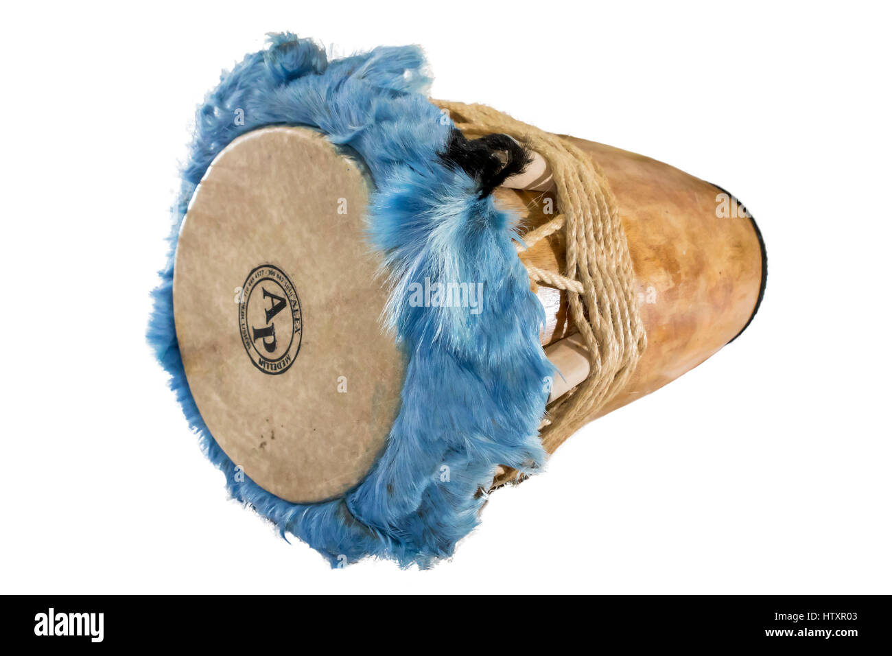 Freudige Trommel, Tambor Alegre. Percussion-Instrument. Traditionelle Volksinstrumente von der Atlantikküste Kolumbiens verwendet, um Rhythmen wie Cumbia interpretieren, Stockfoto