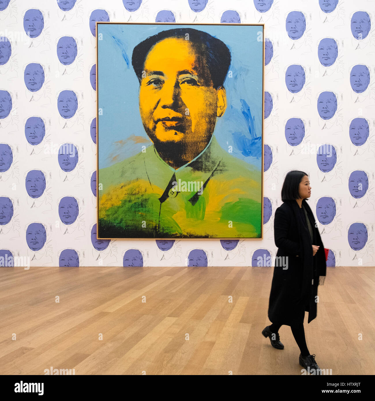 Mao von Andy Warhol im Hamburger Bahnhof Museum für moderne Kunst in Berlin, Deutschland Stockfoto