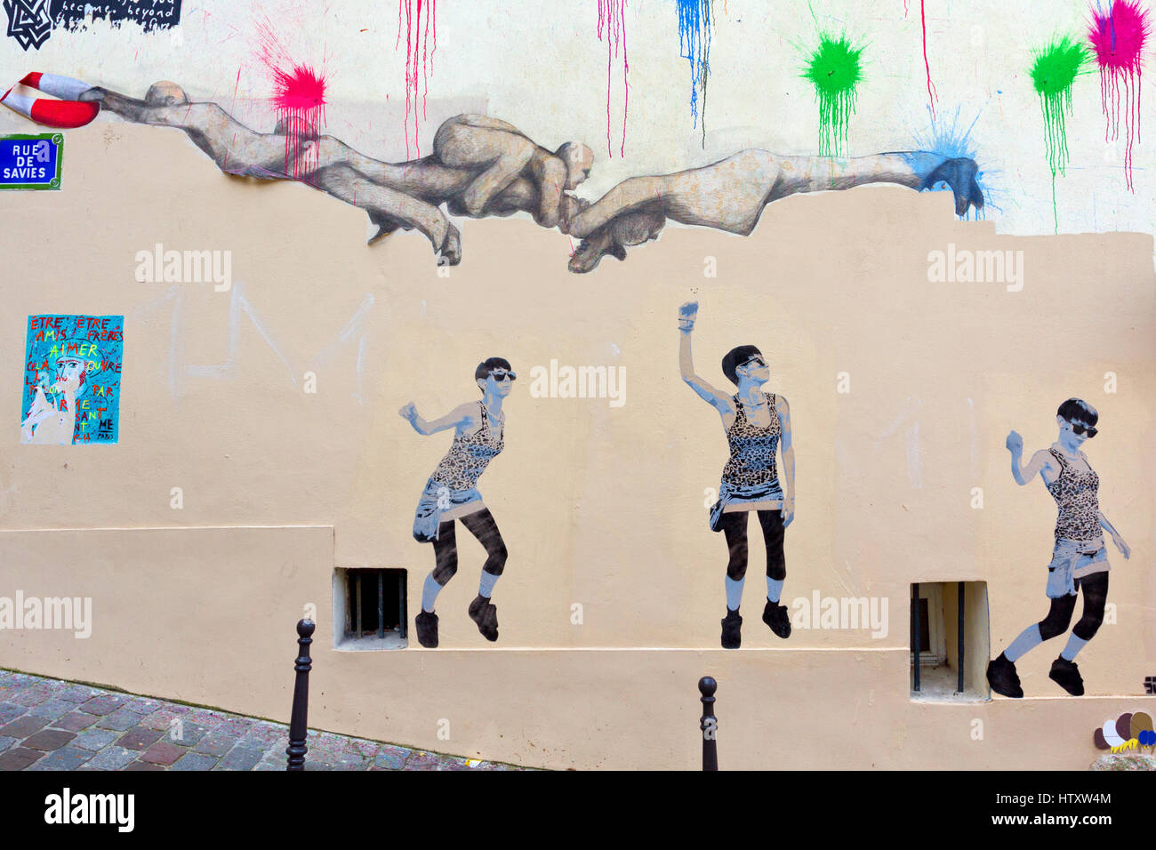 Städtische IndifferDance - Paris Stockfoto