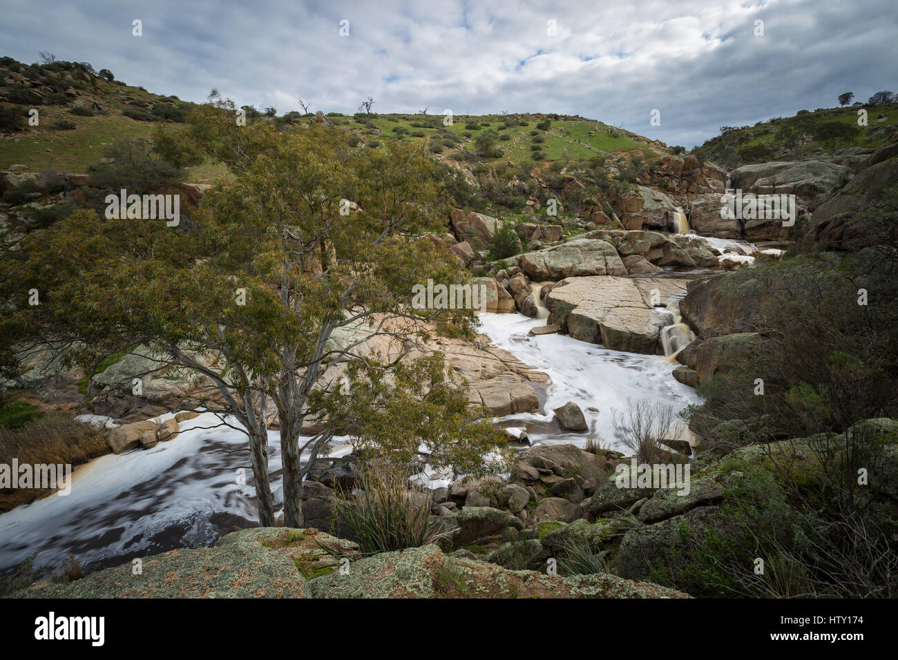 Mannum Wasserfall, Südaustralien Stockfoto