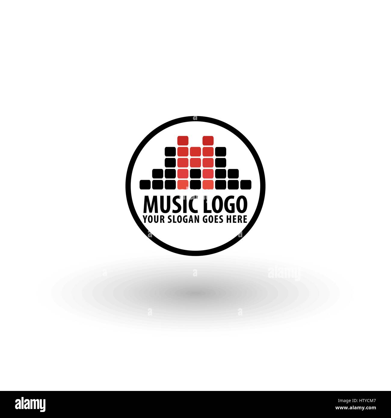 Tolle Musik-Logo, Vektor, Abbildung, EPS-Datei Stock Vektor