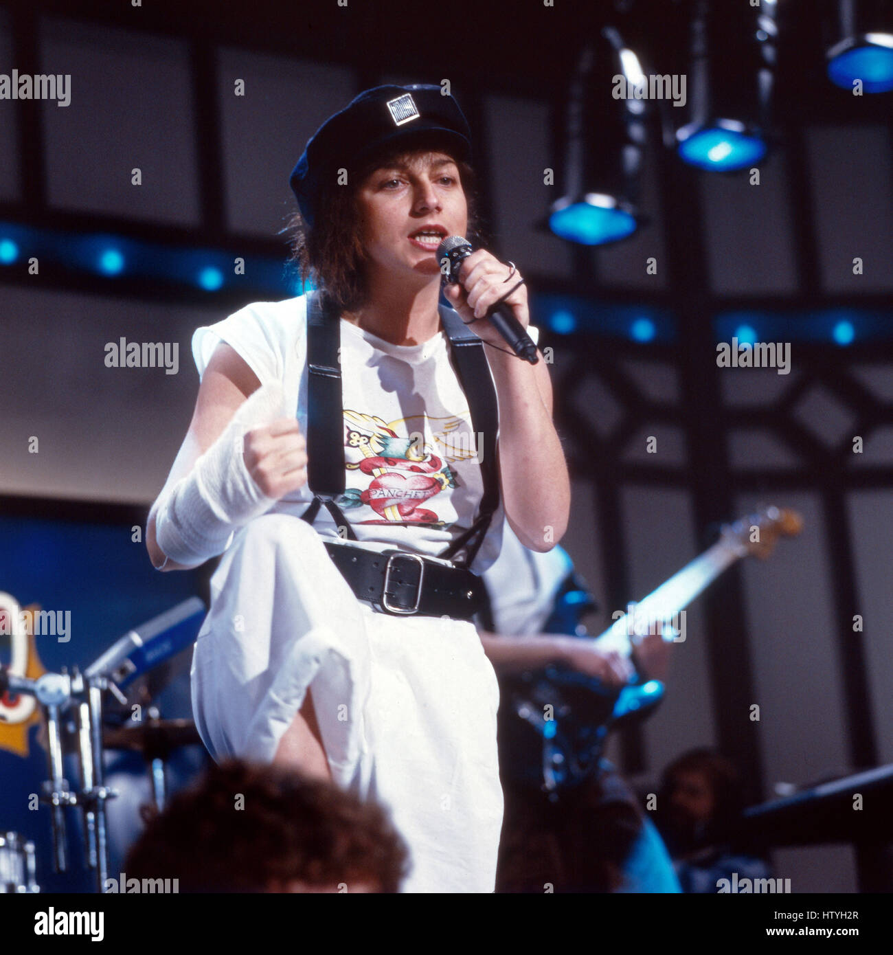 Und Songschreiberin italienische Rocksängerin Gianna Nannini bei einem