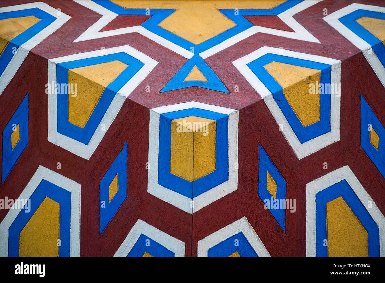 Gebäude-Detail der kommunalen Bank in Ljubljana, Slowenien Stockfoto