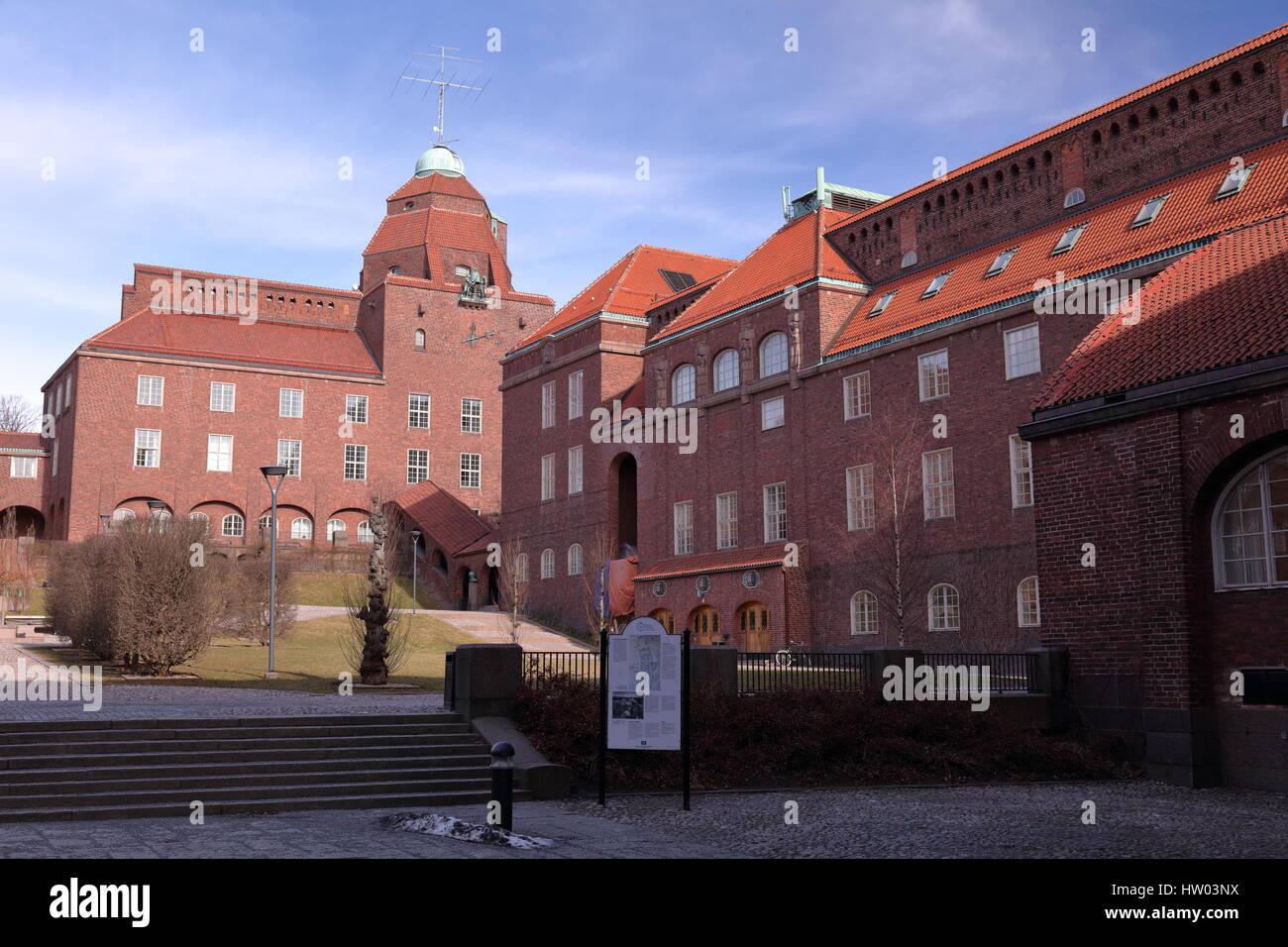 E-Gebäude auf dem Hauptcampus der KTH in Stockholm, Schweden Stockfoto