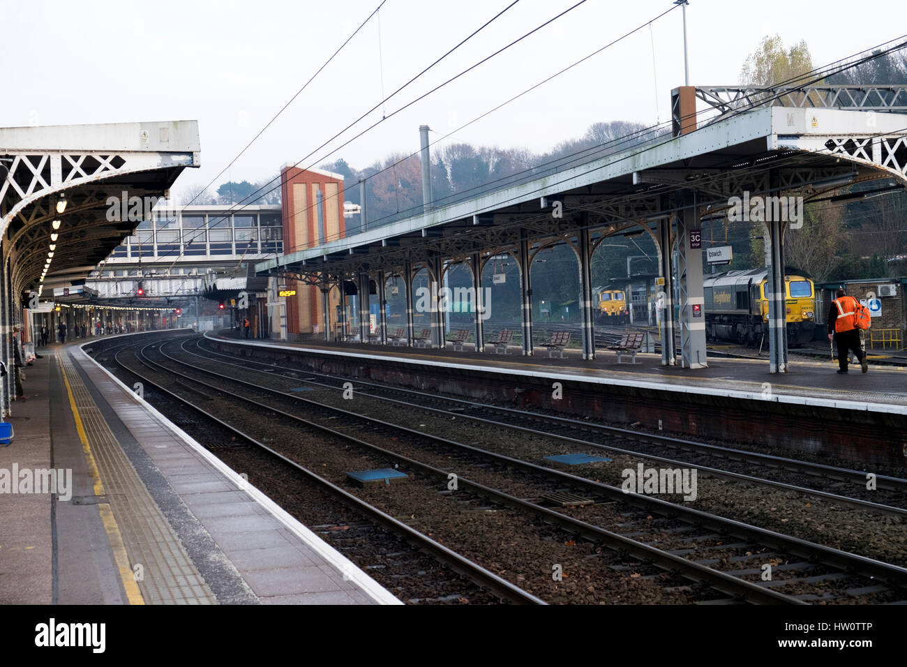 Bahnhof Ipswich Suffolk UK Stockfoto