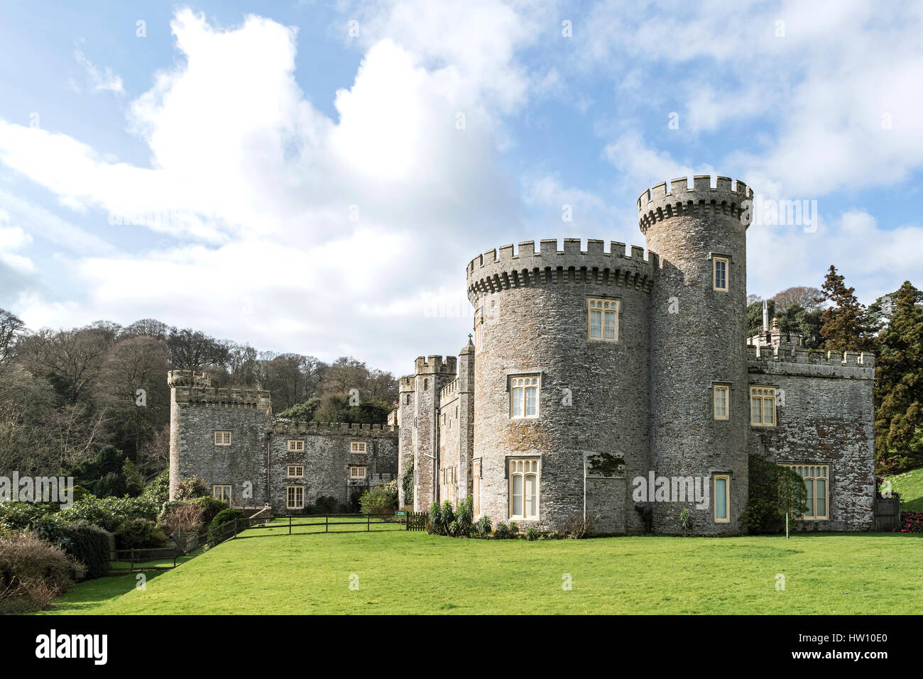 Caerhays Castle in Cornwall, England, UK. Stockfoto