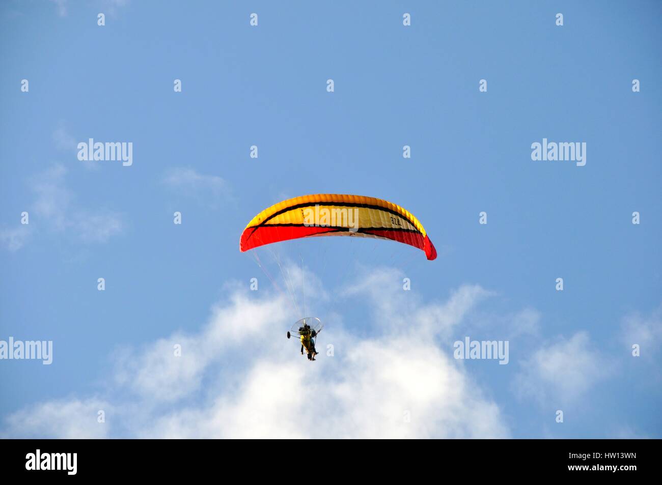 Paramoteur Stockfoto