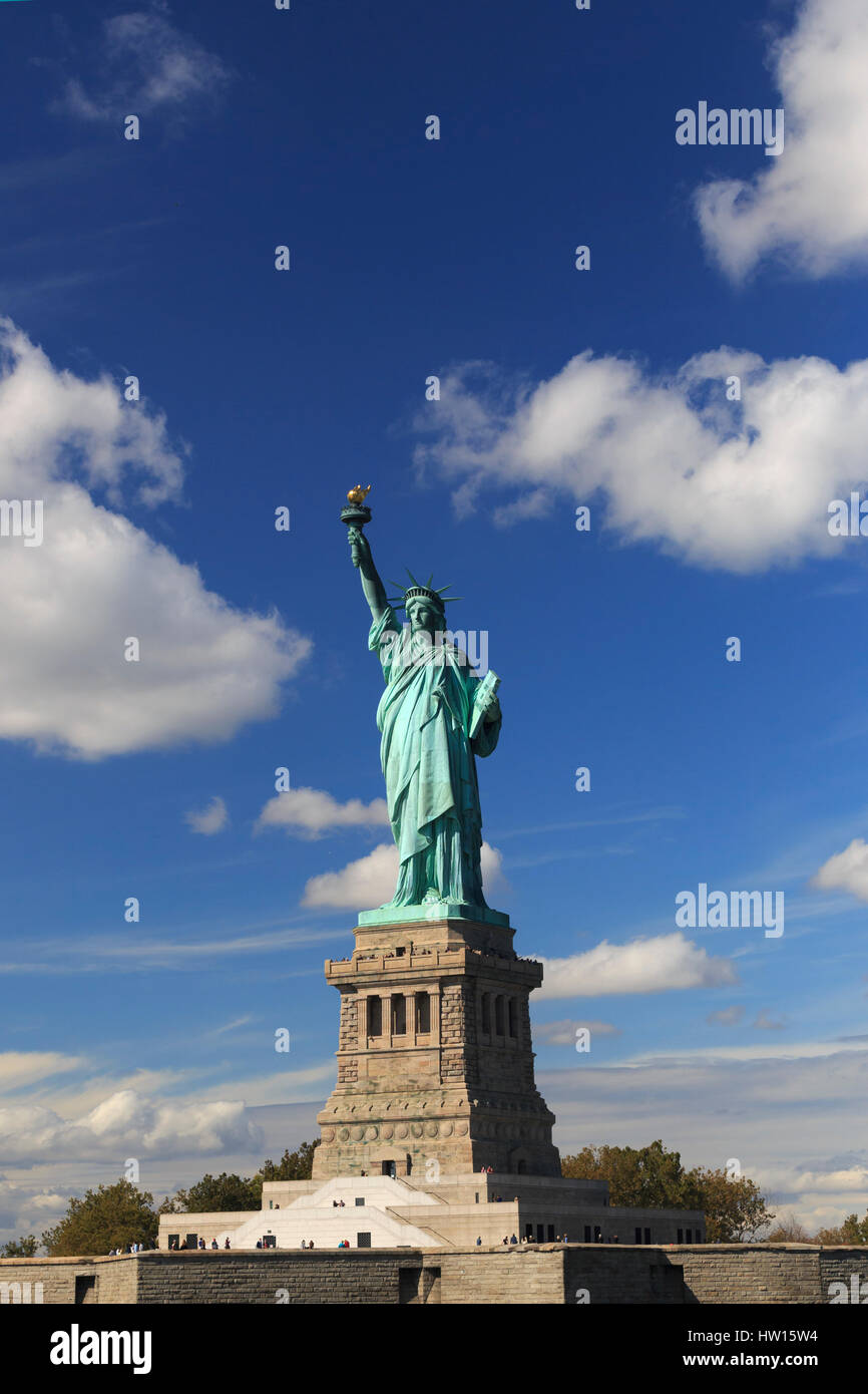 USA, New York, New York City, Statue of Liberty National Monument Stockfoto