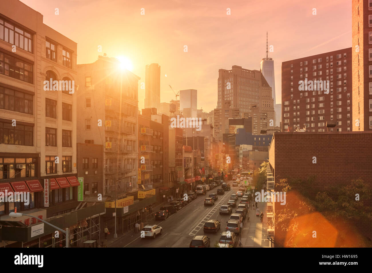 USA, New York, New York City, Manhattan, Chinatown Stockfoto