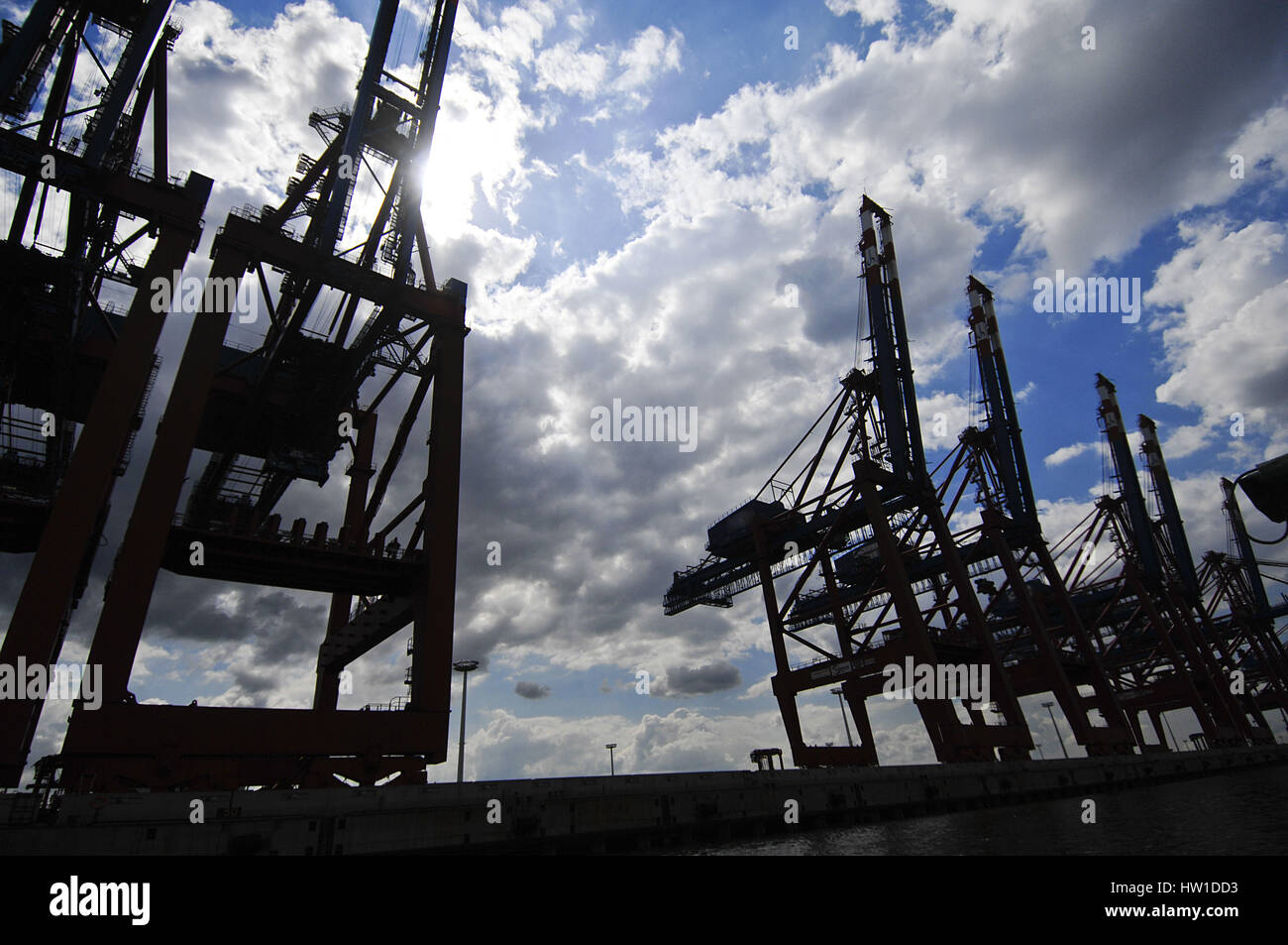 Hamburger Hafen Hamburg Hafen Stockfoto