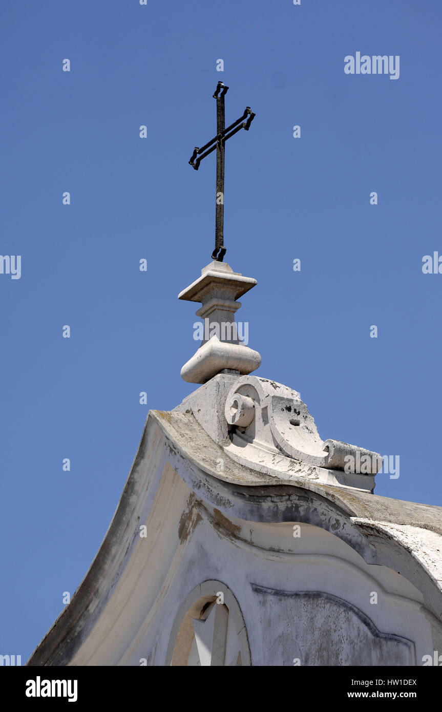 Lissabon, Kirche, Kreuz, Lissabon, Kirchenkreuz Stockfoto