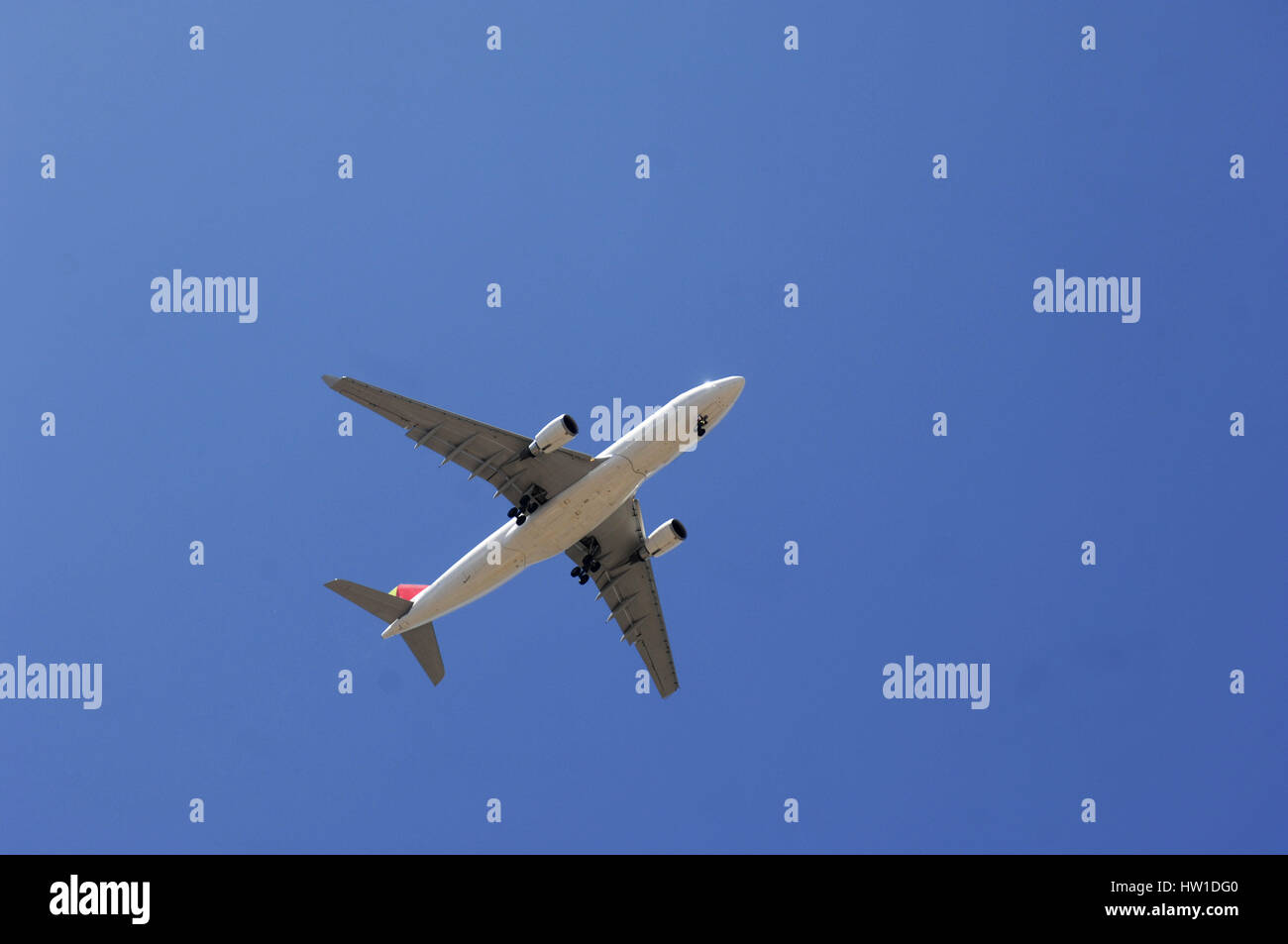Fluss-Zeug, Flugzeug Stockfoto